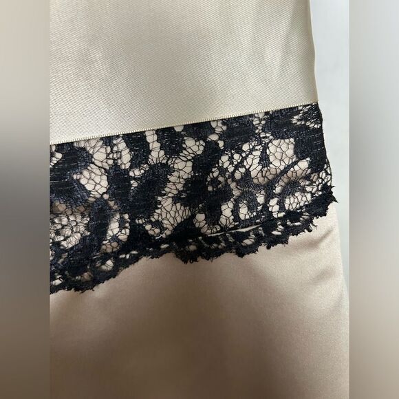 Impression Bridal Elegant Lace and Satin Dress Gold/Black Size 12 - Picture 10 of 10